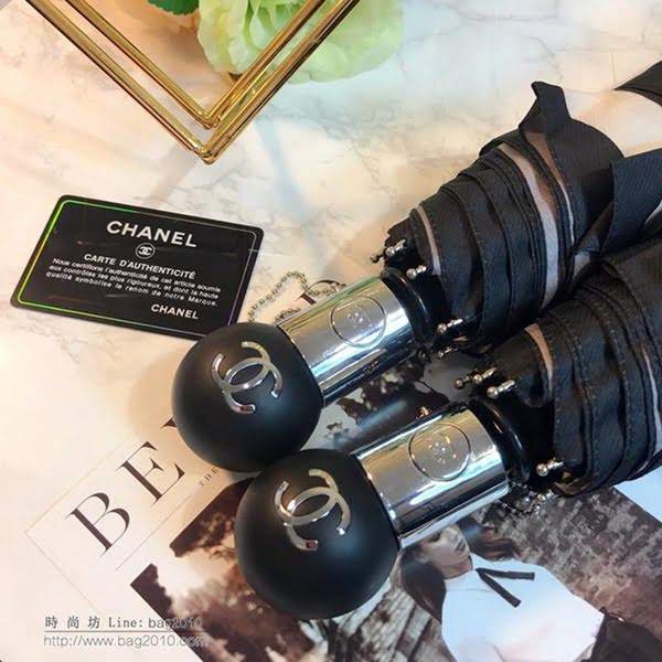 CHANEL香奈兒傘 亞太專櫃最新款 山茶花 全自動UV晴雨傘 防紫外線  zm1000
